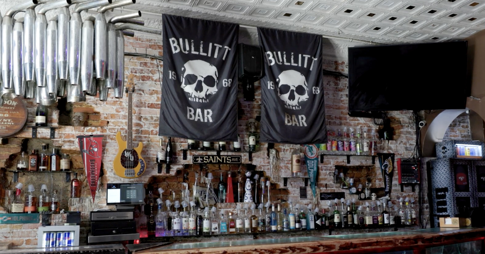 Interior of Bullitt Bar.